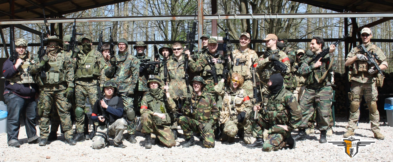 1e Airsoft Skirm in Nederland bij Balls and Arrows in Lelystad 28 april